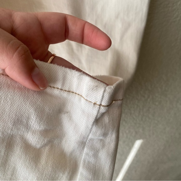 JUDY BLUE MASIE HIGH RISE STRAIGHT ECRU - Picture 10 of 14